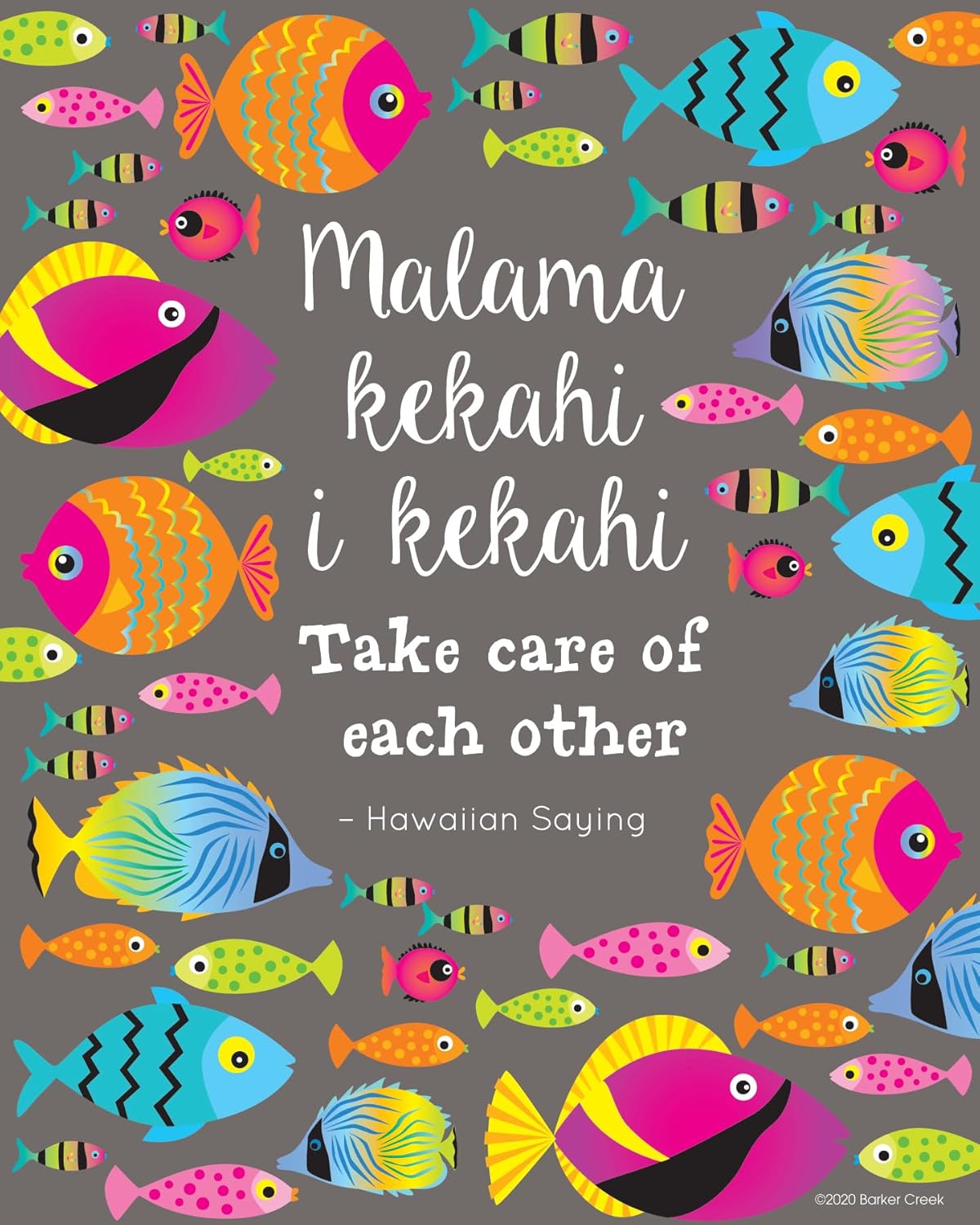 BARKER CREEK Art Prints, Take Care of Each Other, Set of 4 Art Prints from Barker CREEK's Kai Ola Collection