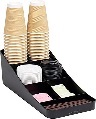 MIND READER 7-Compartment Countertop Condiment Organizer