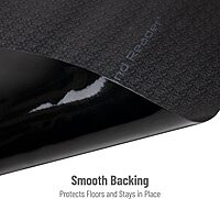 MIND READER Office Chair Mat for Hardwood Floors Under Desk Floor Protector PVC