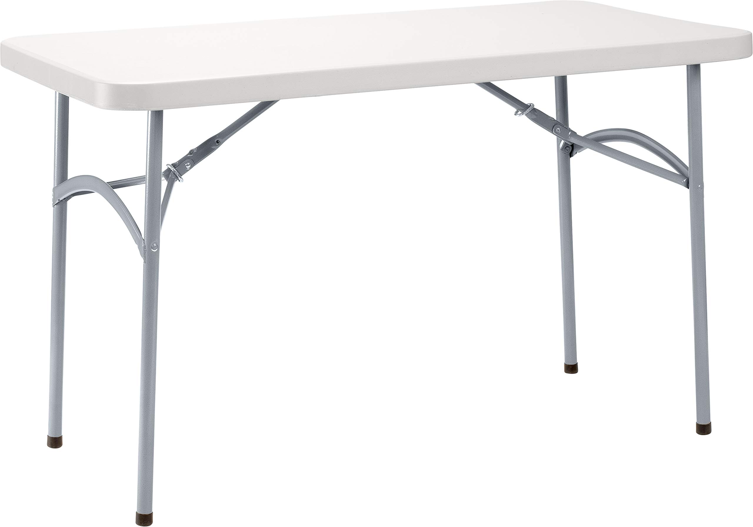 National Public Seating Plastic Folding Table - Heavy-Duty Portable Indoor/Outdoor