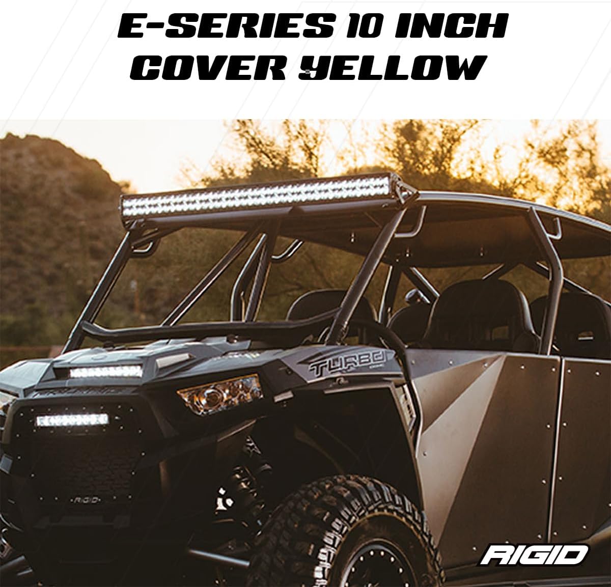 RIGID Industries E-Series 10" Light Cover - Yellow