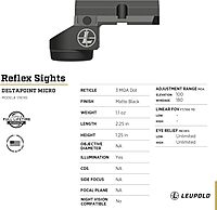 Leupold DeltaPoint Micro 3 MOA Dot Sight