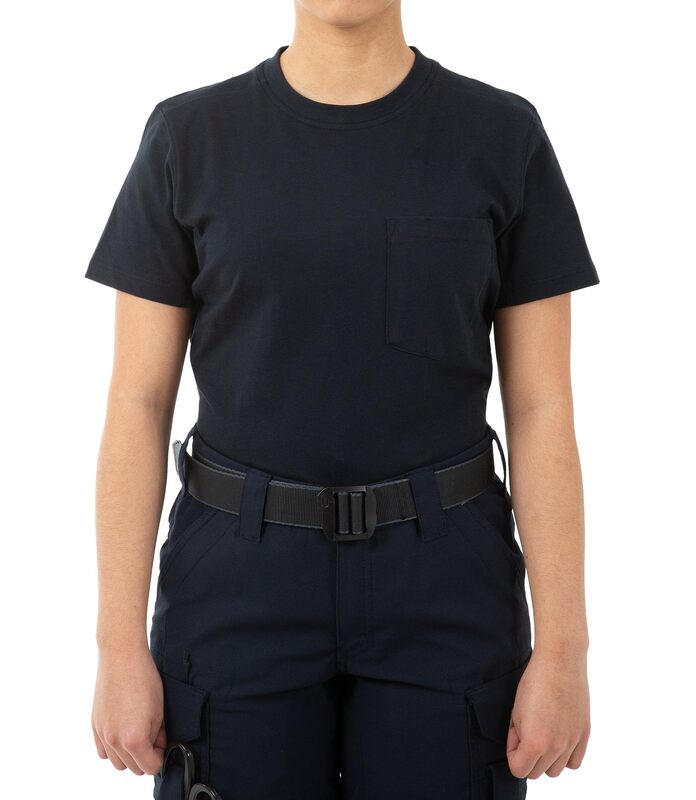 FIRST TACTICAL Women's Tactix Cotton T-Shirt with Chest Pocket