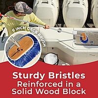 SHURHOLD 6" Deck Brush (Shur-Lok Flared Angled Head)