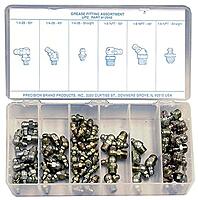 Precision Brand - 12945 90 Piece Grease Fitting Assortment