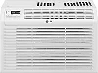 LG 6,000 BTU Window Air Conditioner, 115V, Cools 250 Sq.Ft. for Bedroom, Den, Living Room, Quiet Operation, with Remote