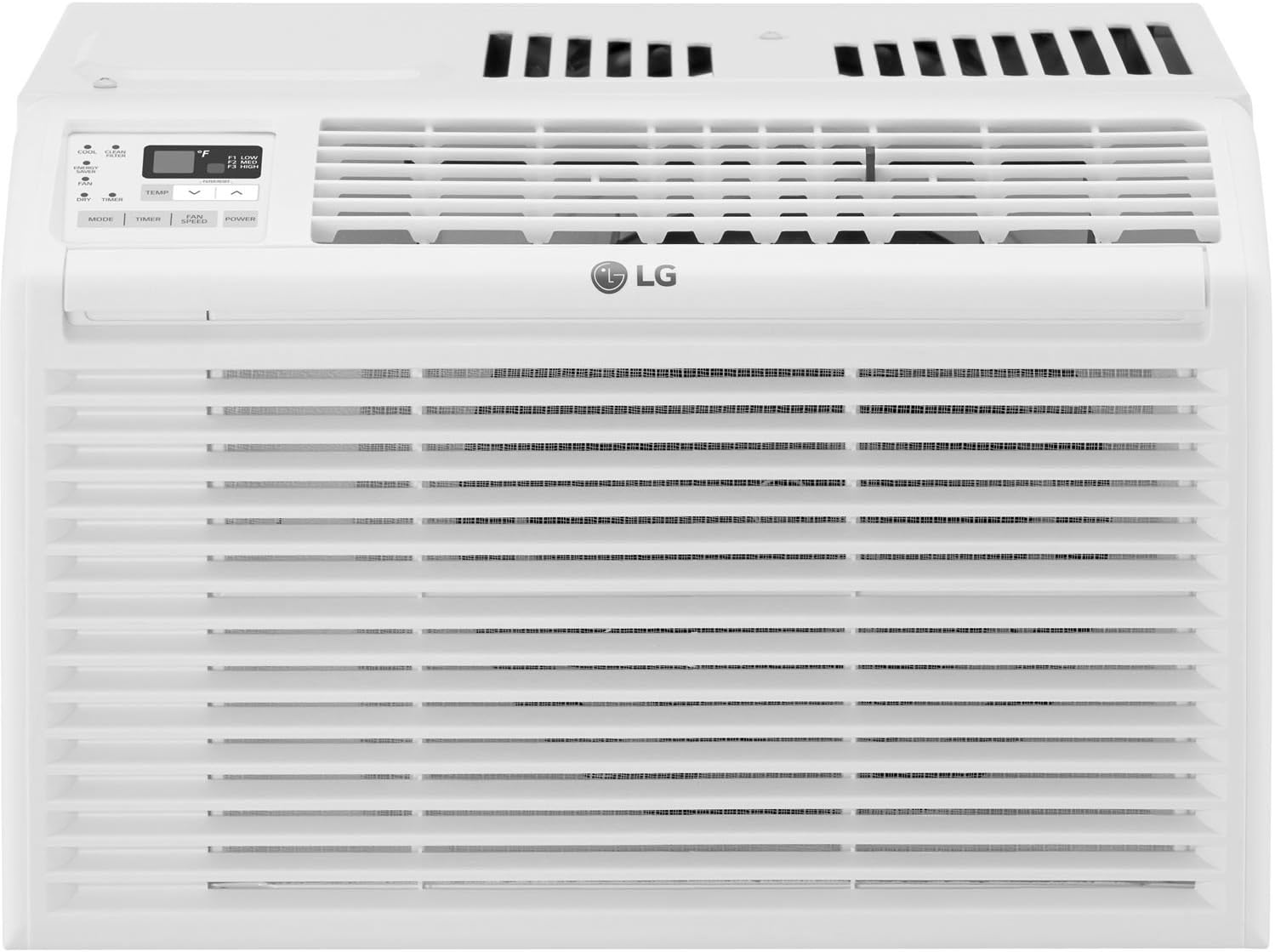 LG 6,000 BTU Window Air Conditioner, 115V, Cools 250 Sq.Ft. for Bedroom, Den, Living Room, Quiet Operation, with Remote