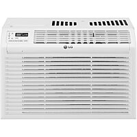 LG 6,000 BTU Window Air Conditioner, 115V, Cools 250 Sq.Ft. for Bedroom, Den, Living Room, Quiet Operation, with Remote