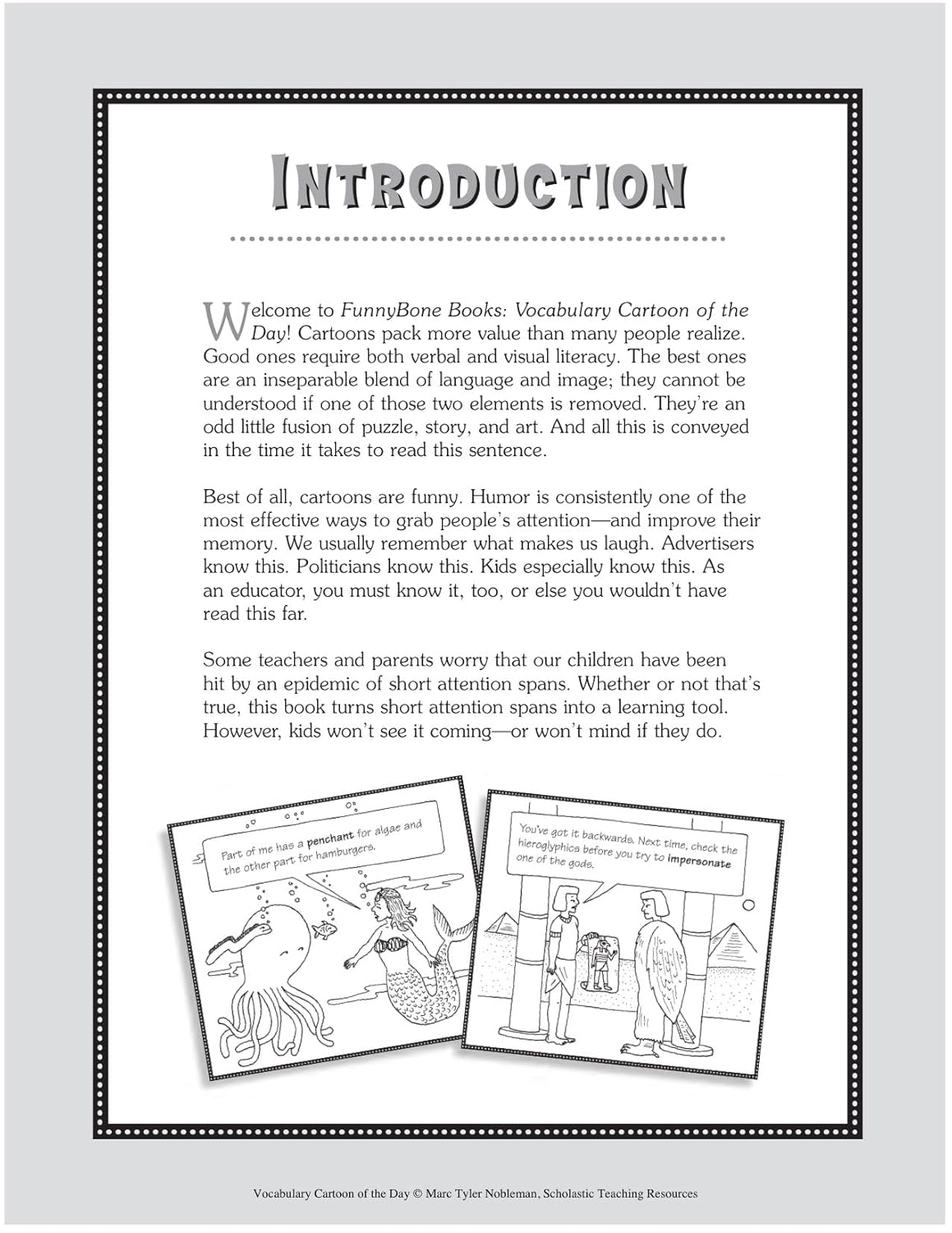 Vocabulary Cartoon of the Day: Grades 4–6: 180 Reproducible Cartoons That Help Kids Build a ROBUST and PRODIGIOUS Vocabulary