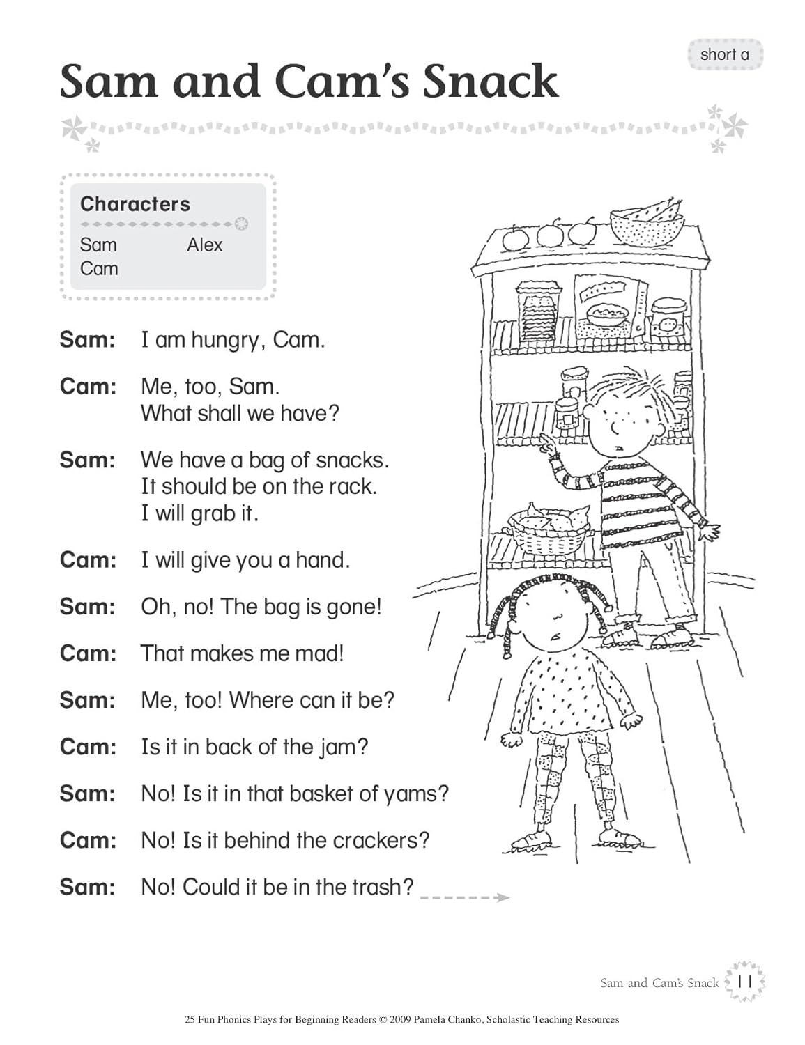 Scholastic 25 Fun Phonics Plays For Beginning Readers