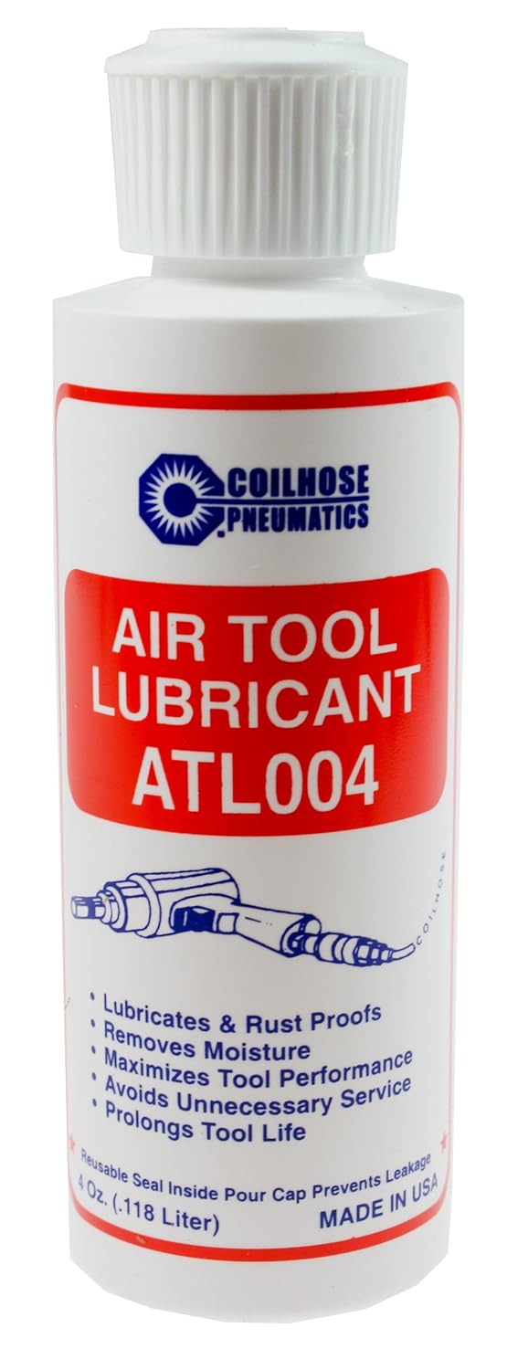 Coilhose Pneumatics ATL004 Air Tool Lubricant, 4-Ounce Bottle