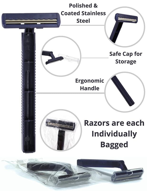 Razor Individually Wrapped Disposable - 144/ Case