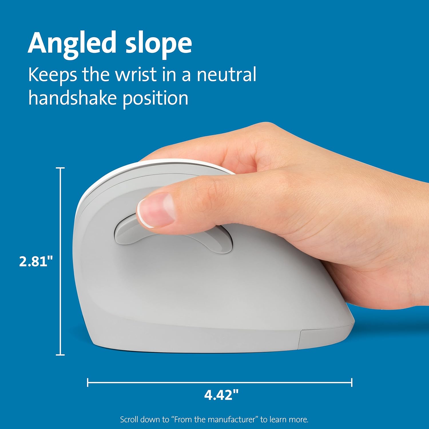 KENSINGTON Pro Fit Ergo Vertical Wireless Mouse