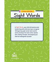 Carson Dellosa Trace With Me: Sight Words Handwriting Workbook for Kids Ages 3+, Sight Words Handwriting Practice for Preschool, Kindergarten, 1st Grade, 2nd Grade, PreK+ Phonics & Writing Practice