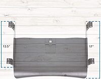 Mount-It! Keyboard Tray Under Desk with Adjustable Mouse Platform – Easy-Glide Sliding Drawer Under Desk Slide Out