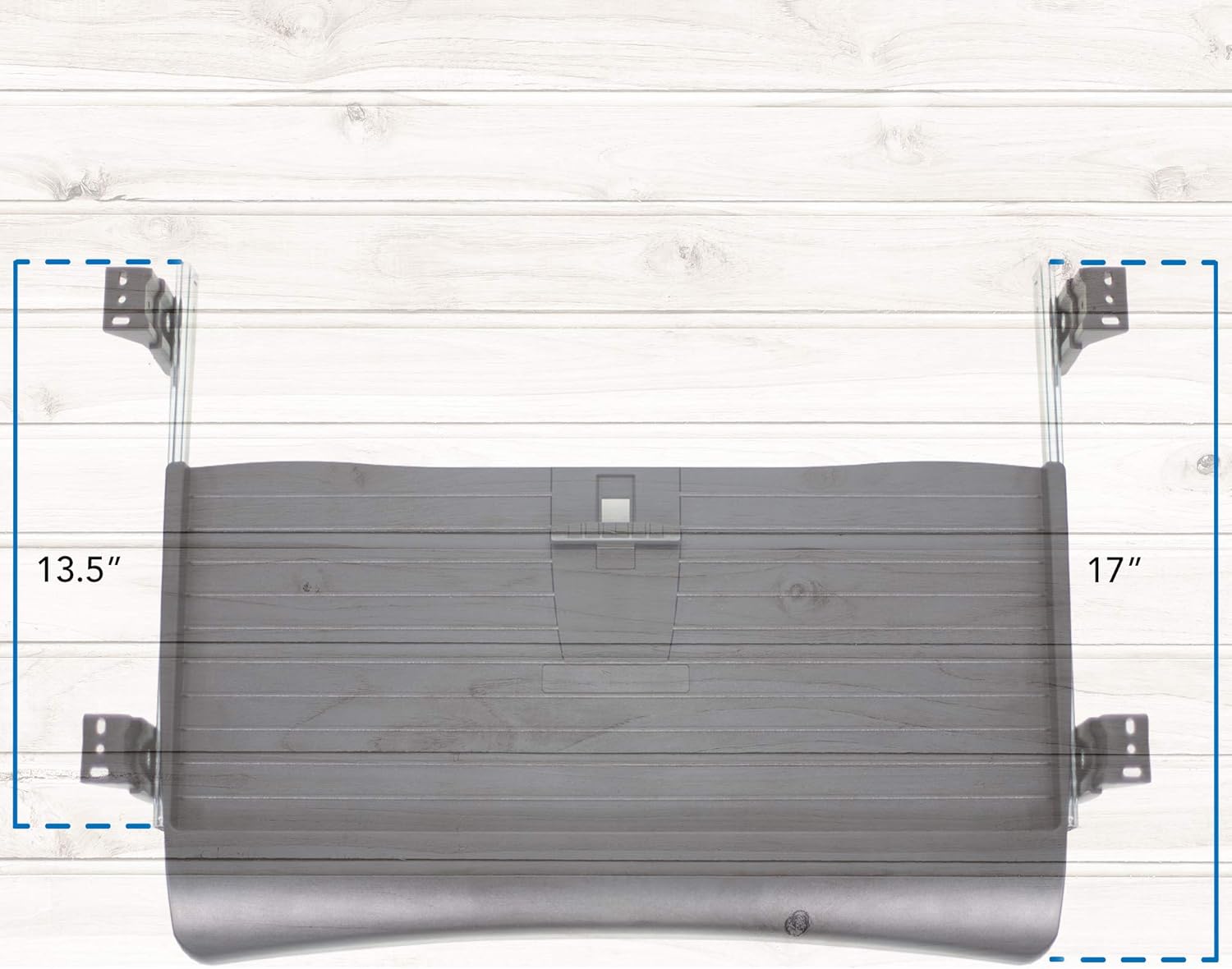 Mount-It! Keyboard Tray Under Desk with Adjustable Mouse Platform – Easy-Glide Sliding Drawer Under Desk Slide Out