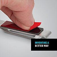 Nite Ize HipClip Universal Pocket Clip - Stainless Steel Adhesive Clip - Pocket Accessories for Cell Phone