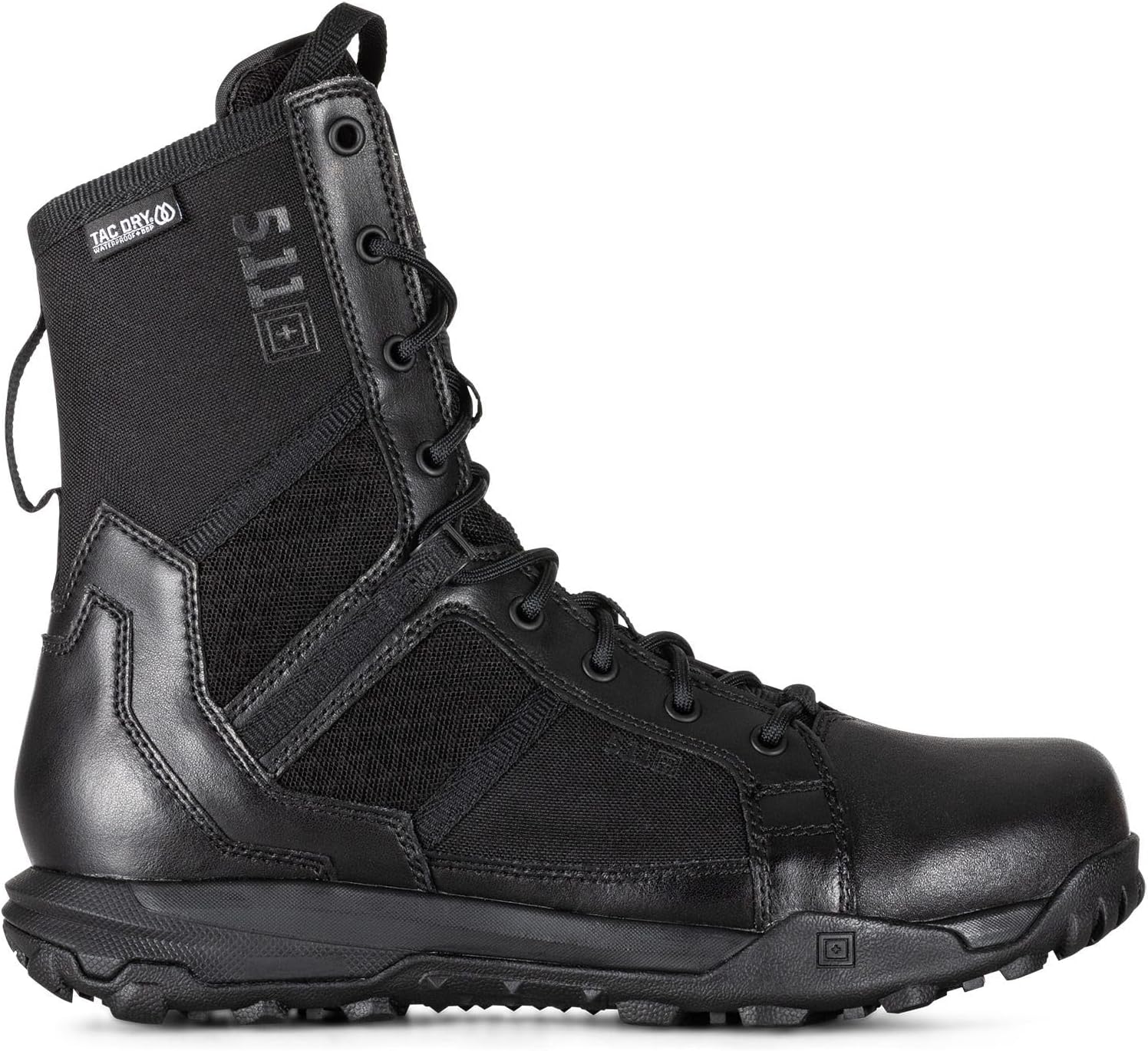 5.11 Tactical Men's A/T 8" Waterproof Boots with Full Side Zipper