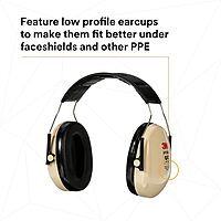 3M PELTOR Hearing Protection Optime 95 Earmuffs, Adjustable Earcups, E-A-Rfit Compatible