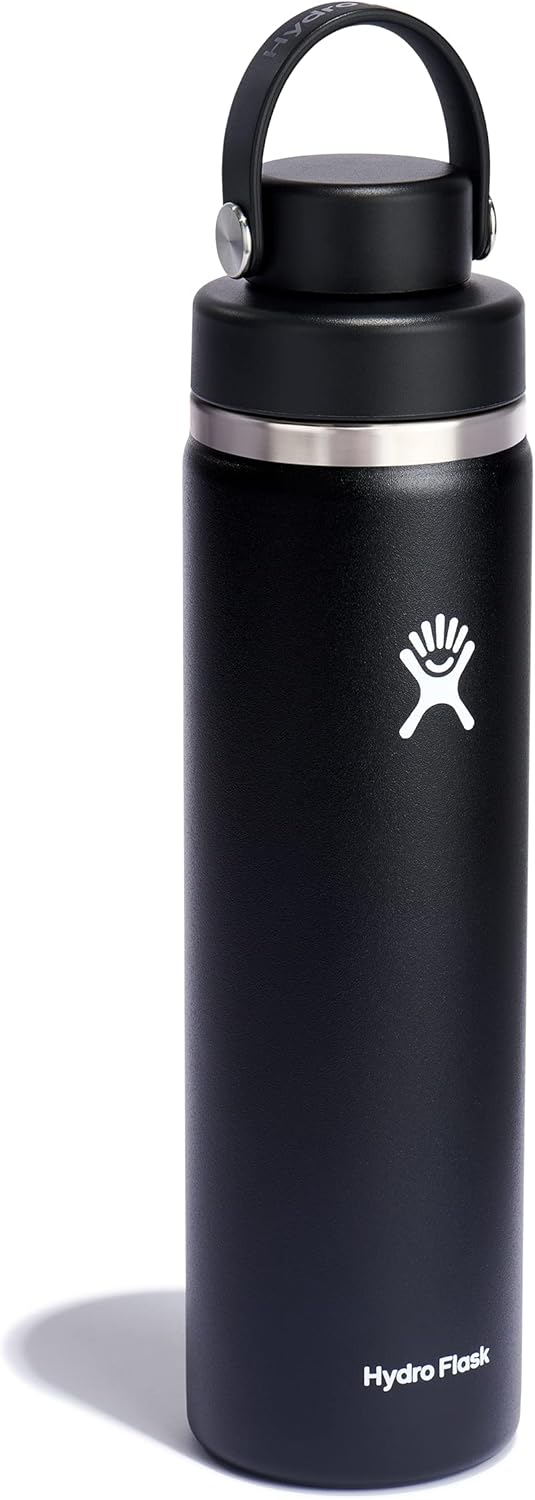 HYDRO FLASK Wide Mouth Insulated Stainless Steel Water Bottle with Flex Chug Cap