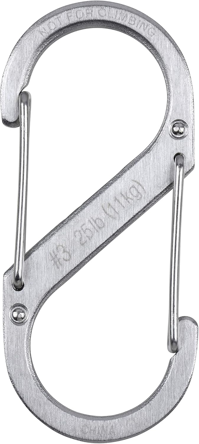 NITE IZE S-Biner Stainless Steel Dual-Gated Carabiner