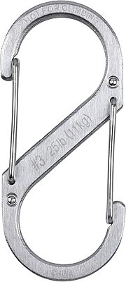 NITE IZE S-Biner Stainless Steel Dual-Gated Carabiner