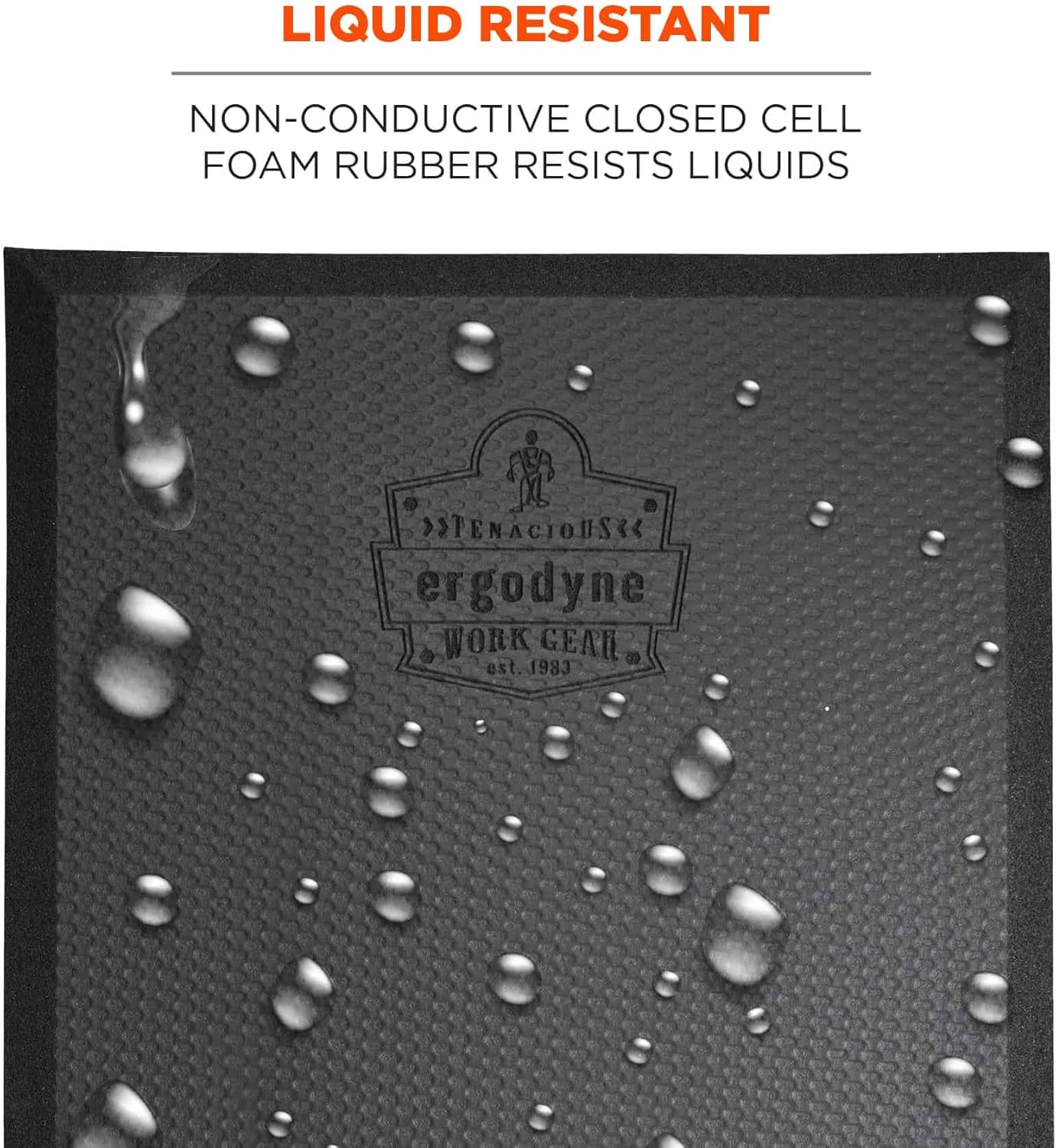 Ergodyne ProFlex Kneeling Pad, Thin Foam NBR Knee Cushion, Portable