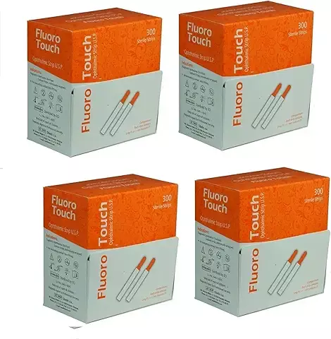 Tiras de Fluoresceína Caja con 100 Tiras