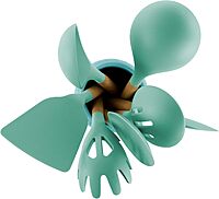 MegaChef 9-Piece Silicone and Wood Utensil Set with Ceramic Holder