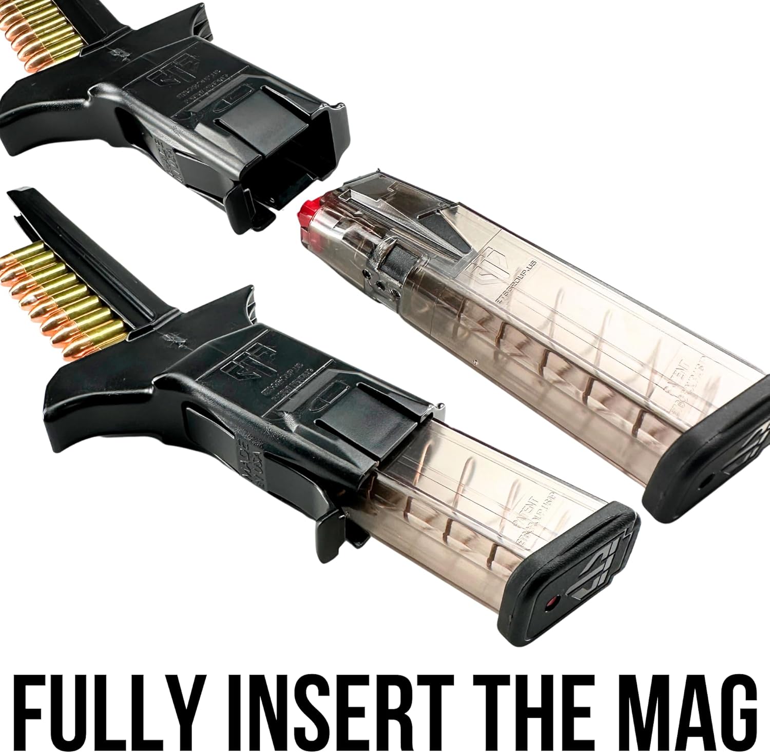 ETS Speed Loader for Glock Magazines 9mm 40 SW and More CAM Gen II Black