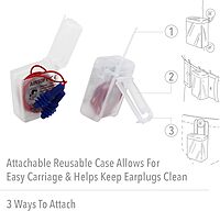 Howard Leight by Honeywell AirSoft Flanged Reusable Earplugs