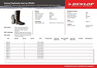 Dunlop Protective Footwear, Goliath Steel Toe, 100% Waterproof Polyblend PVC Material - Size 14 US