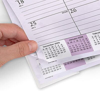 AT-A-GLANCE® Beautiful Day 2026 Monthly Desk Pad Calendar, Standard, 21 3/4" x 17"