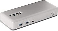 StarTech.com Dual-Monitor USB-C Docking Station, DisplayPort & HDMI or VGA, Multi Monitor Dock up to 4K 60Hz - USB 3.2/3.1 (5Gbps) Type-C Dock - 7X USB Hub, 85W PD, Windows & ChromeOS, TAA
