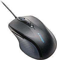 Kensington Pro Fit Wired Full-Size Mouse USB 2.0 - Right-Handed, Black (K72369US)