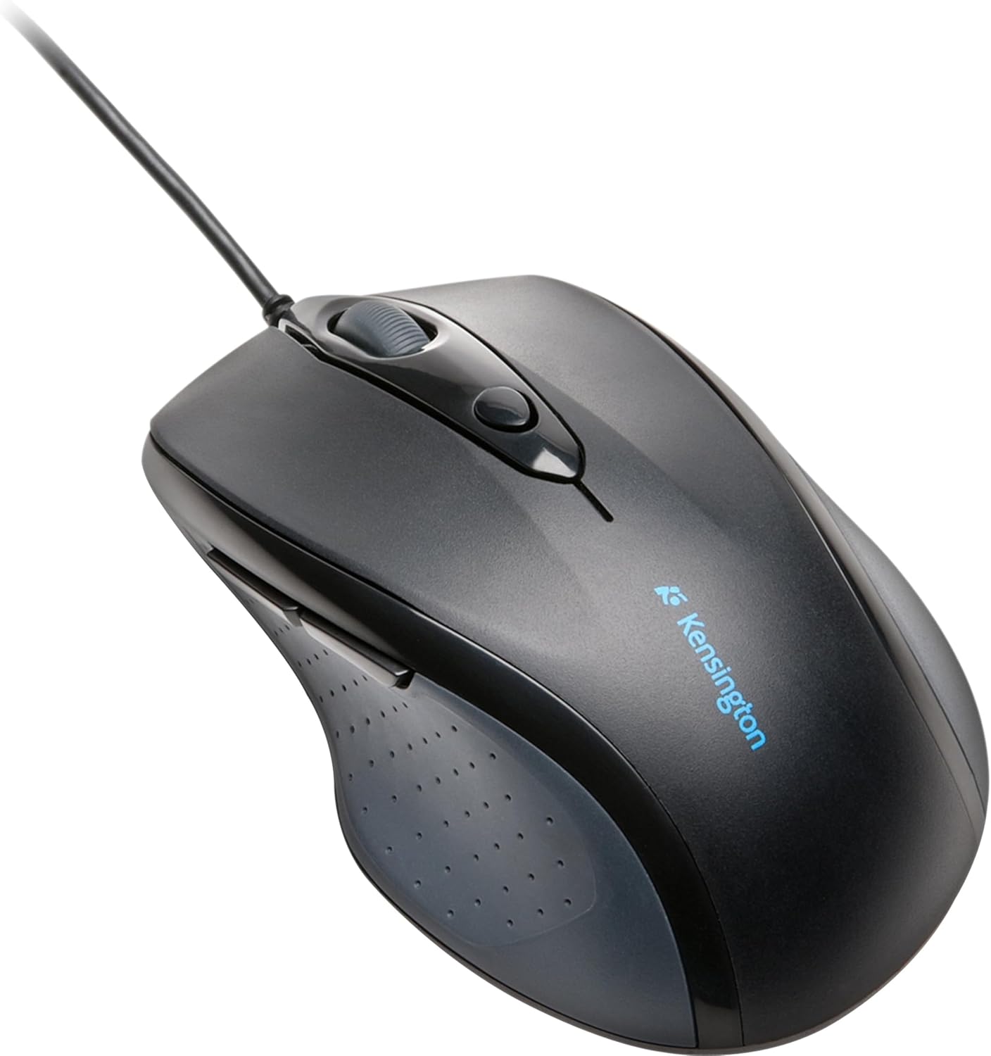 Kensington Pro Fit Wired Full-Size Mouse USB 2.0 - Right-Handed, Black (K72369US)
