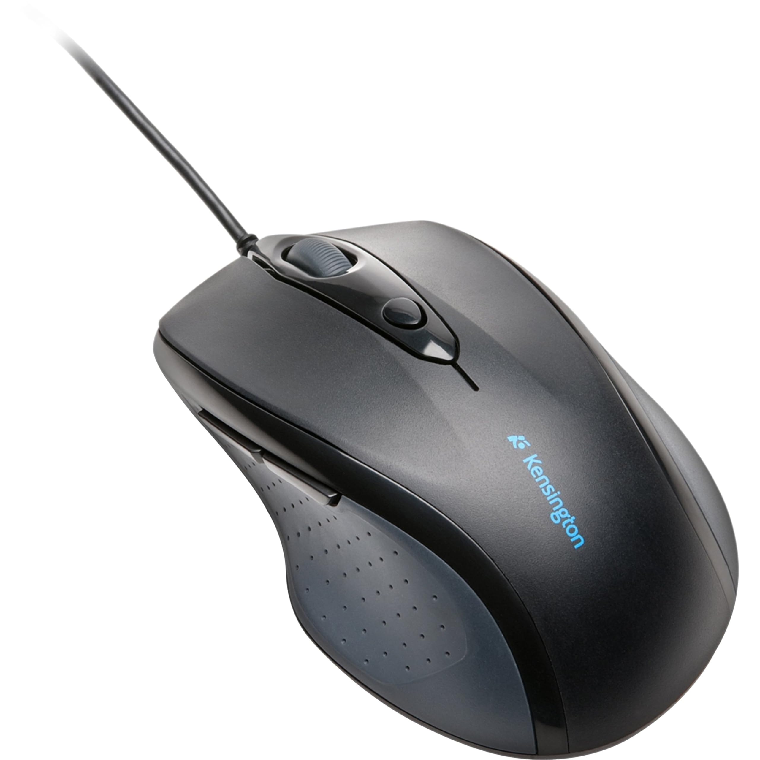 Kensington Pro Fit Wired Full-Size Mouse USB 2.0 - Right-Handed, Black (K72369US)