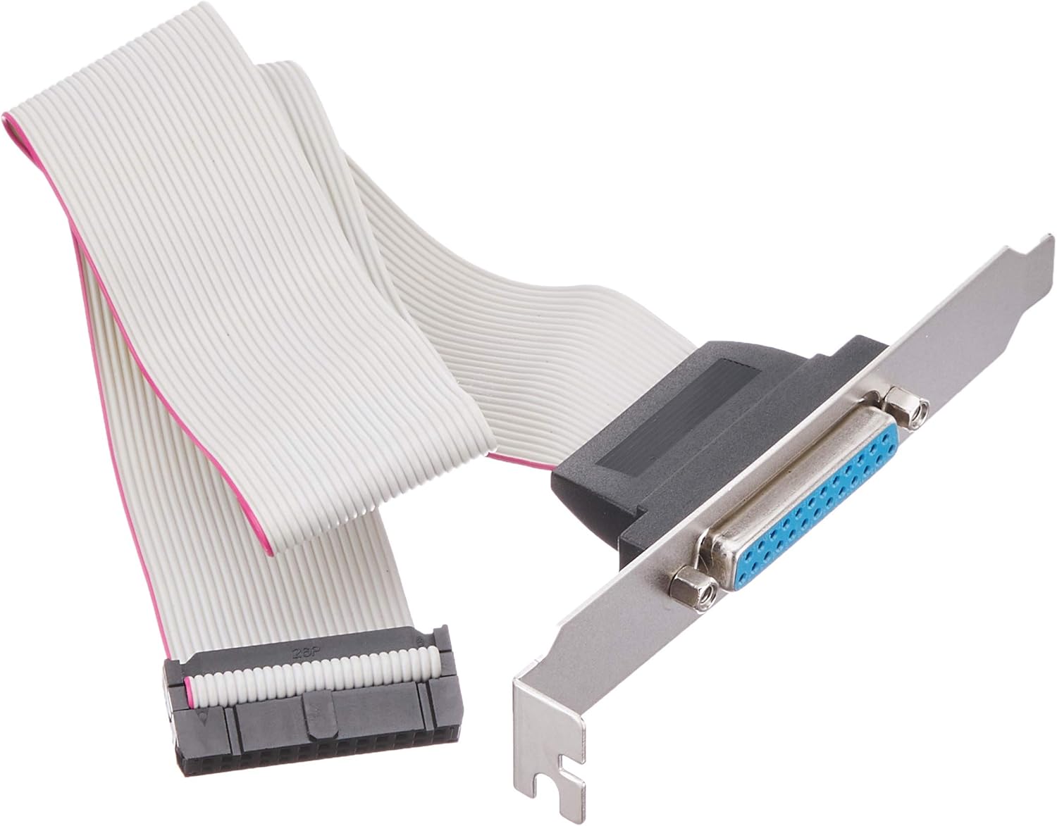 StarTech.com 16in DB25 Parallel Female to IDC 26 Pin Header Slot Plate (PLATE25F16)