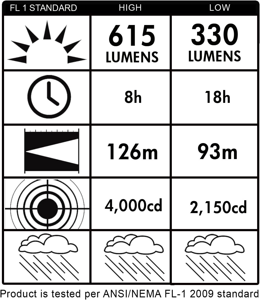 Streamlight 45817 E-Flood Litebox Power Failure System 615-Lumens with AC/DC Chargers and Mounting Rack