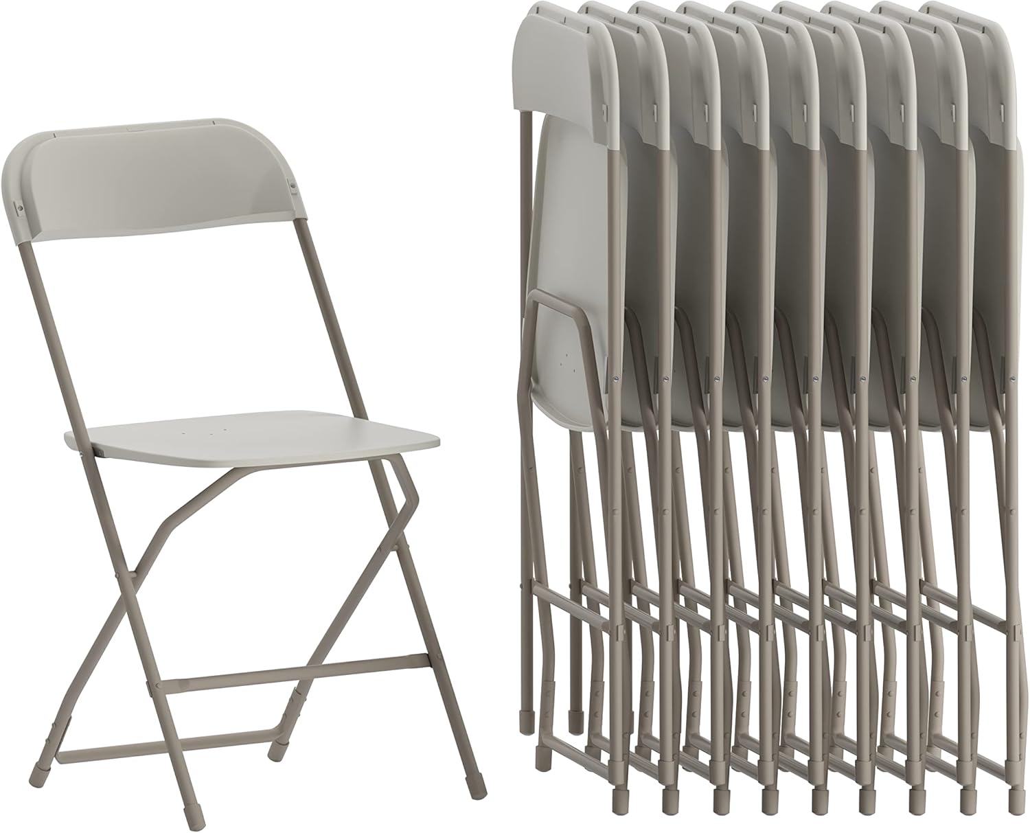 Flash Furniture Hercules Series Commercial-Grade Plastic Folding Chair - 650LB Weight Capacity