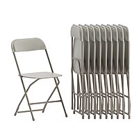 Flash Furniture Hercules Series Commercial-Grade Plastic Folding Chair - 650LB Weight Capacity