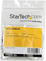 StarTech.com Cat 6 RJ45 Keystone Jack Network Coupler - F/F (C6KEYCOUPLER)