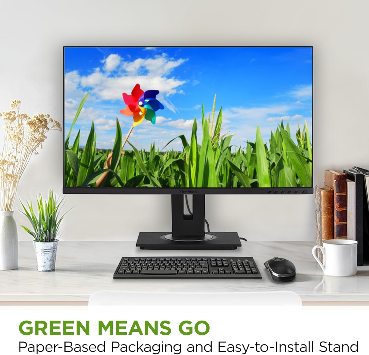 VIEWSONIC Docking Monitor with USB-C, Ethernet and Ergonomic Stand