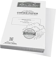 RITE IN THE RAIN All-Weather Copier/Printer Paper, 20 lb, 84 Brightness