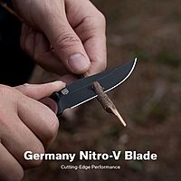 CIVIVI Clingman EDC Pocket Folding Knife, 2.99" Nitro-V, Liner Lock, Titanium Reversible Clip
