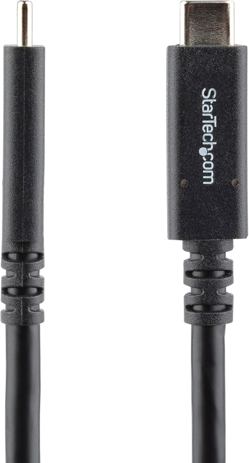 StarTech.com USB C to USB C Cable - 6 ft / 1.8m - 5A PD - USB-IF Certified - M/M - USB 3.0 5Gbps - USB C Charging Cable