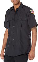 FLYING CROSS Command Short Sleeve Shirt w/ Zipper