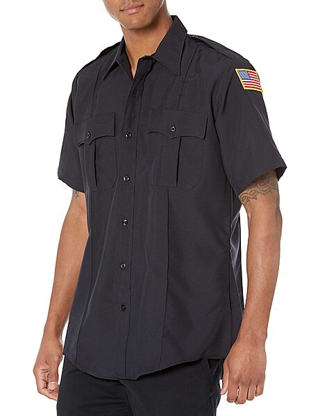 FLYING CROSS Command Short Sleeve Shirt w/ Zipper