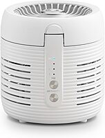 Crane 2-in-1 Air Purifier and Desk Fan, Fan and Air Purifier Combo, Ideal Office Desk Fan, Night Stand Fan, or Mini Fan For Dorm, Small Bedroom Fan, Small HEPA Air Purifier, Small Fan For Desk