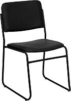 Flash Furniture HERCULES Series 500 lb Capacity High Density Stacking Chair with Sled Base